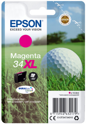 Epson magenta DURABrite Ultra Ink 34 XL T 3473 285784-33