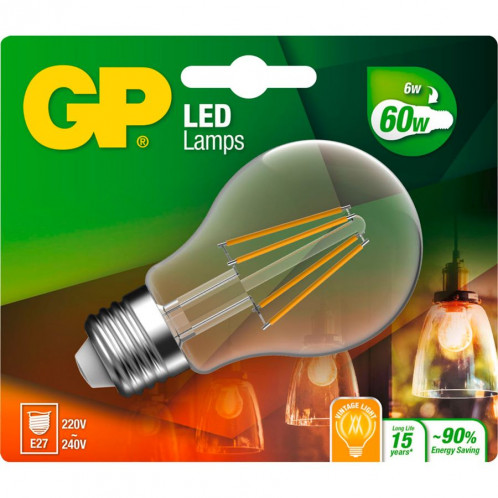 GP Lighting Filament Classic E27 6W (60W) 806 lm GP 078234 255383-32