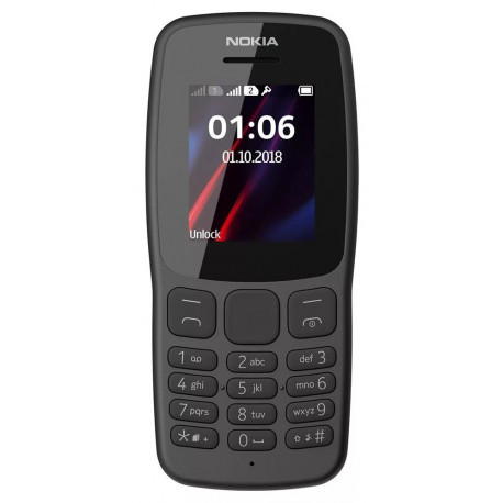 Nokia 106 Double Sim Noir (Version NON Garantie*) N106DS_BLK-31
