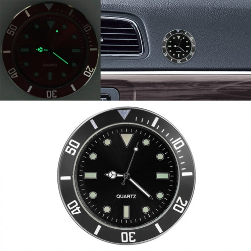 Montre lumineuse de voiture d'horloge de pâte de voiture (noir) SH421B338-37