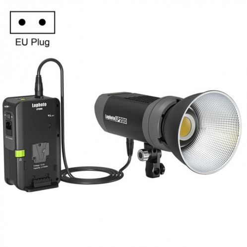 LOPHOTO LP-200BI 200W Température double couleur Lampe continue LED Studio Vidéo Remplissage Vidéo (UE Plug) ST71EU214-37