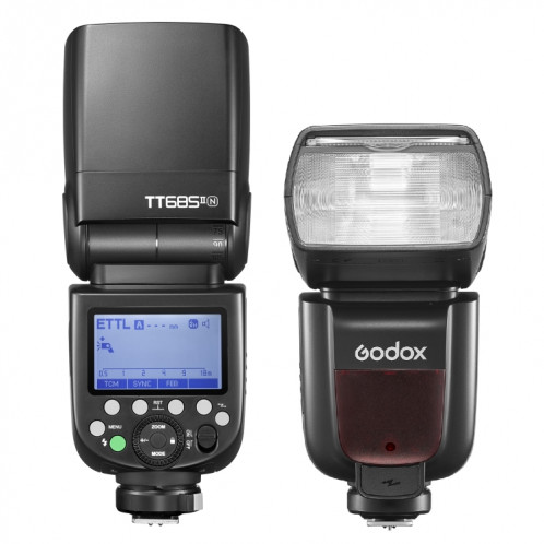 Godox TT685II-N 2.4GHz sans fil TTL HSS 1/8000S Flash Speedlite pour Nikon (Noir) SG625B438-39