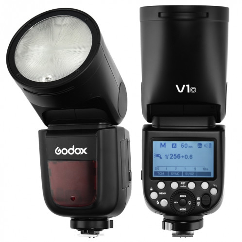 Godox V1C Tête ronde TTL Flash Speedlite pour Canon (Noir) SG635B615-37