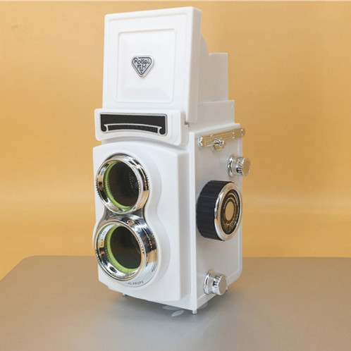 Accessoires de studio photo de modèle d'appareil photo reflex numérique portable rétro factice non fonctionnel (blanc) SH420W1292-36