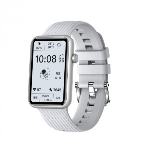 HT5 1.57 pouces IPS Touch Screen Smart Watch Smart Watch, surveillance du sommeil / surveillance de la fréquence cardiaque / surveillance de la température corporelle / appel Bluetooth (argent) SH501E687-38