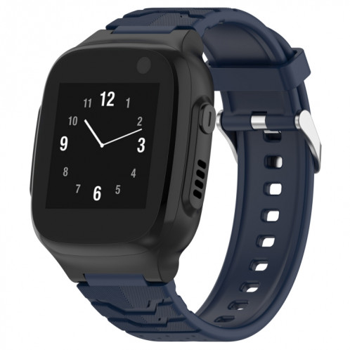 Pour Xplora X5 / X5 Play Children Watch Bracelet de montre de remplacement en silicone (Bleu nuit) SH601E1586-37