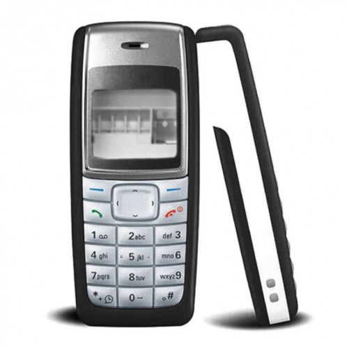Pour Nokia Nokia 1110/1112 Couverture complète du boîtier (noir) SH901A819-34