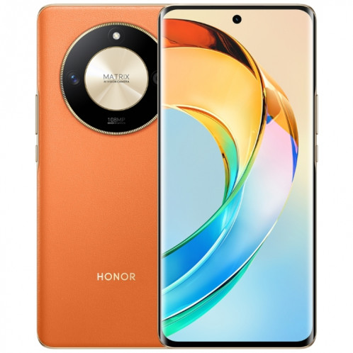 Honor X50 5G, appareil photo 108 MP, 6,78 pouces MagicOS 7.1.1 Snapdragon 6 Gen1 Octa Core jusqu'à 2,2 GHz, réseau : 5G, OTG, ne prend pas en charge Google Play, mémoire : 8 Go + 128 Go (Orange) SH701C1651-38