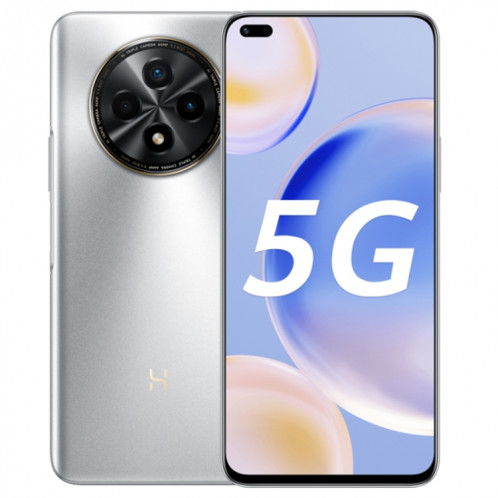 Huawei Hi Enjoy 60 Pro 5G, 256 Go, identification d'empreintes digitales latérales, 6,67 pouces HarmonyOS Connect Snapdragon 695 Octa Core jusqu'à 2,2 GHz, réseau : 5G, OTG, ne prend pas en charge Google Play (argent) SH702A1452-312