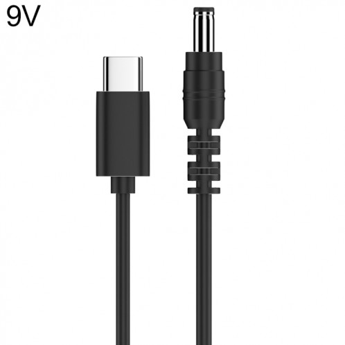 Câble adaptateur d'alimentation CC 9 V 5,5 x 2,1 mm vers Type-C SH4301361-37