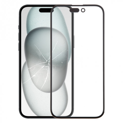 Lentille extérieure en verre pour écran avant de l'iPhone 15, avec adhésif OCA optiquement transparent SH97011488-37