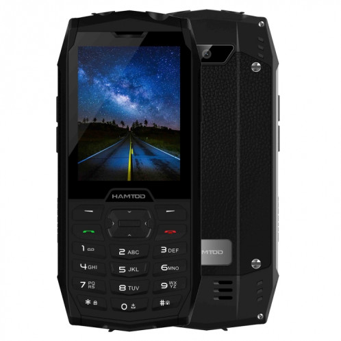 Téléphone robuste HAMTOD H3 / R3T, version UE, 2,8 pouces T107 ARM CortexTM A7 Quad-core 1,0 GHz, réseau : 4G, VoLTE, BT, SOS (argent) SH901C1701-36