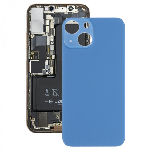 Couverture arrière de la batterie pour iPhone 13 mini (bleu) SH78LL1570-36