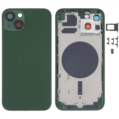 Coque arrière avec plateau pour carte SIM et touches latérales et objectif de caméra pour iPhone 13 SH31GL883-36