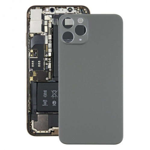 Cache arrière de la batterie pour iPhone 12 Pro Max (Graphite) SH01BL988-36