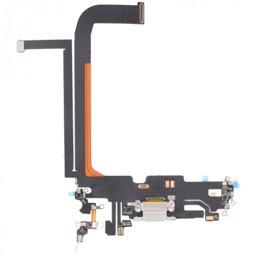 Pour iPhone 13 Pro Max câble flexible de port de charge (blanc) SH011W720-34