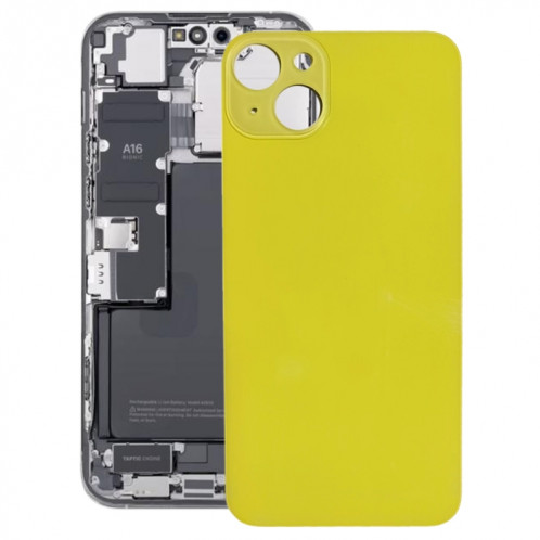 Coque arrière de batterie pour iPhone 14 (jaune) SH20YL715-34