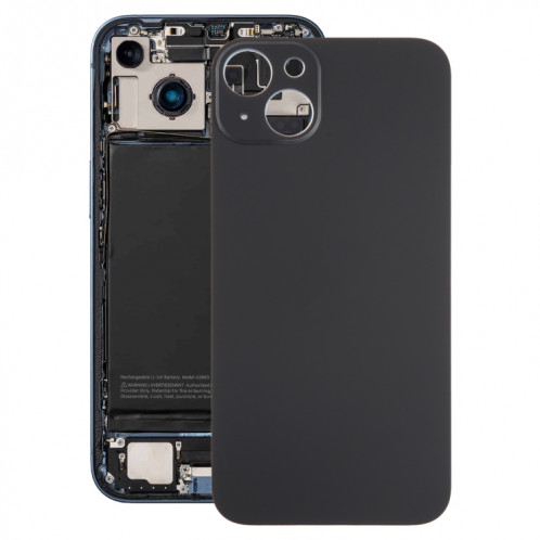 Pour iPhone 15 Plus Couvercle arrière de la batterie en verre (Noir) SH16BL1057-37