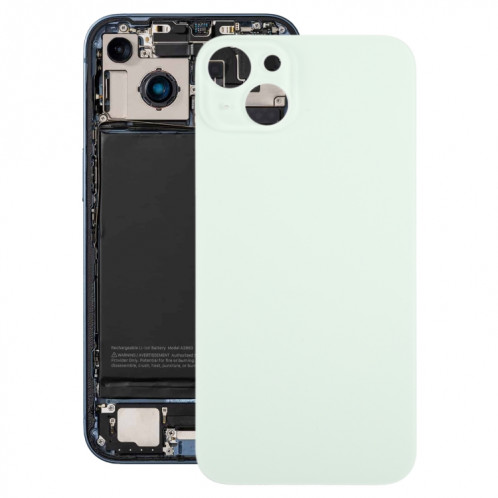 Pour iPhone 15 Plus Couvercle arrière de la batterie en verre (Vert) SH16GL285-37