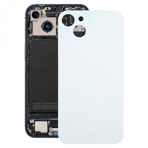 Pour iPhone 15 Plus Couvercle arrière de la batterie en verre (bleu) SH16LL170-37