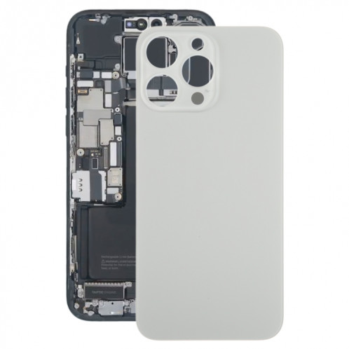 Pour iPhone 15 Pro Couvercle arrière de la batterie en verre (Titane) SH7TCL927-37