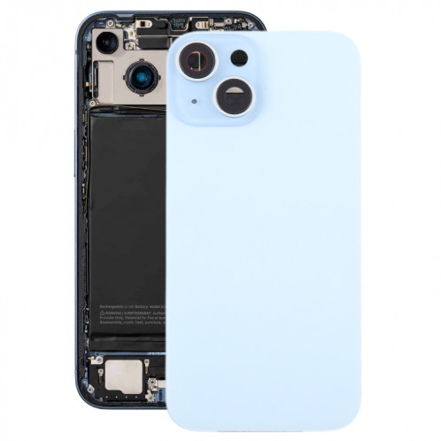 Pour iPhone 15 Plus Couvercle arrière de batterie en verre avec couvercle d'objectif d'appareil photo SH85LL1532-37