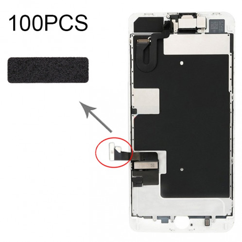 100 PCS Touch Flex Cable Cotton Pads pour iPhone 8 SH02691643-34