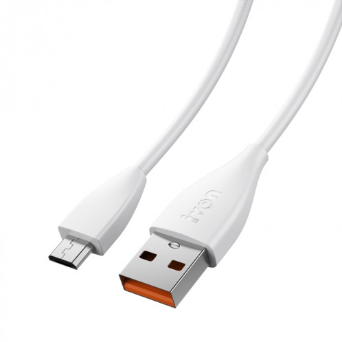 Ivon CA87 USB à Micro USB TPE Câble de données Fast Charge, Longueur du câble: 1M (blanc) SI415W365-38