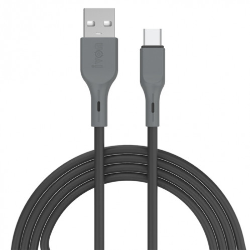 Ivon CA78 2.4A Type-C / USB-C Câble de charge rapide de la charge, Longueur: 1m (noir) SI725B1966-35