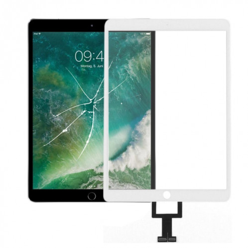 Ecran tactile pour iPad Pro 10,5 pouces A1701 A1709 (blanc) SH226W186-35