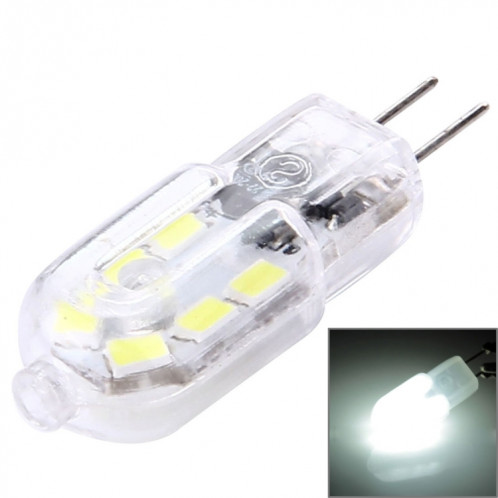 G4 2W 180LM Transparent Couvercle Ampoule de maïs, 12 LED SMD 2835, AC 220-240 V (lumière blanche) SH97WL1174-37