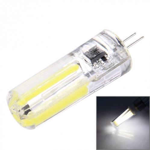 G4 4W ampoule à filament en silicone dimmable 8 LED pour halls, CA 220-240V (lumière blanche) SH13WL353-37