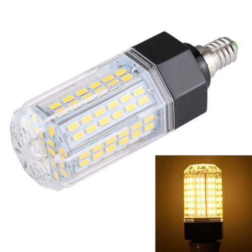 E14 112 LED 12W lumière de maïs blanc chaud LED, SMD 5730 ampoule à économie d'énergie, AC 110-265V SH07WW1334-38