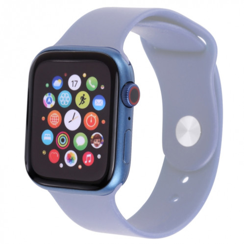Modèle d'affichage factice d'écran non fonctionnel pour l'écran couleur pour la série Apple Watch 7 45mm, pour photographier la sangle de montre, pas de montre (bleu) SH096L399-36