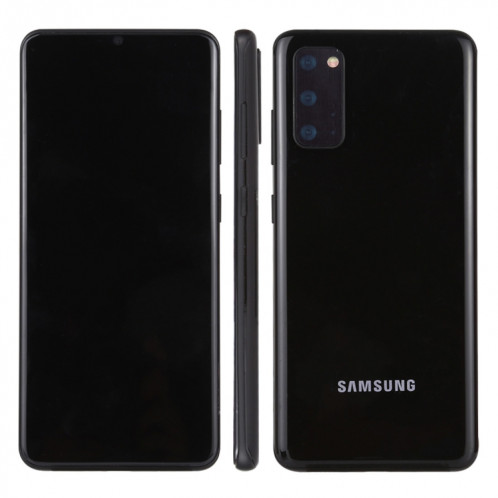 Faux modèle d'affichage factice à écran noir non fonctionnel pour Galaxy S20 5G (noir) SH722B147-37