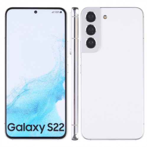 Pour Samsung Galaxy S22 5G écran couleur d'origine faux modèle d'affichage factice non fonctionnel (blanc) SH874W1876-35