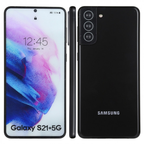 Écran couleur faux modèle d'affichage factice non fonctionnel pour Samsung Galaxy S21 + 5G (noir) SH710B1676-36