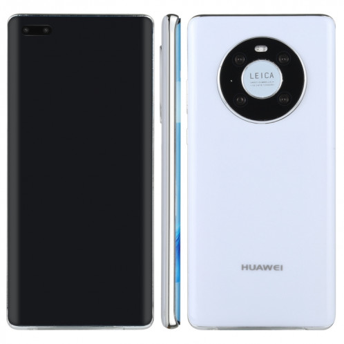 Modèle d'affichage factice factice à écran noir non fonctionnel pour Huawei Mate 40 Pro 5G (blanc) SH716W482-37