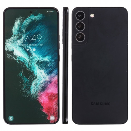 Pour Samsung Galaxy S22 + 5G écran couleur faux modèle d'affichage factice non fonctionnel (noir) SH860B1828-36