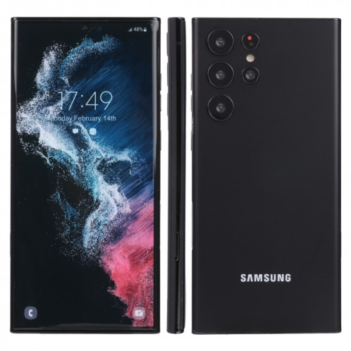 Pour Samsung Galaxy S22 Ultra 5G écran couleur faux modèle d'affichage factice non fonctionnel (noir) SH861B36-36
