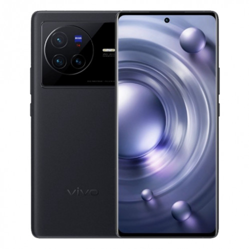 Vivo X80 5G V2183A, appareil photo 50 MP, 8 Go + 128 Go, Caméras triple arrière, identification des empreintes digitales de l'écran, batterie 4500 mAh, 6,78 pouces Android 12.0 OriginOS Ocean MediaTek Dimensity 9000 SV121B979-37