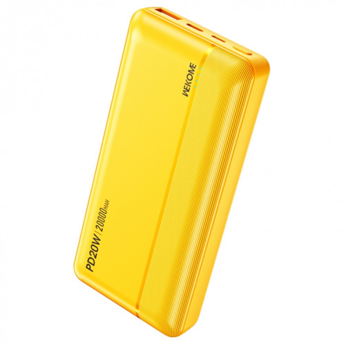 WEKOME WP-04 Tidal Energy Series 20000mAh 20W Banque d'alimentation à charge rapide (Jaune) SW014Y1622-39