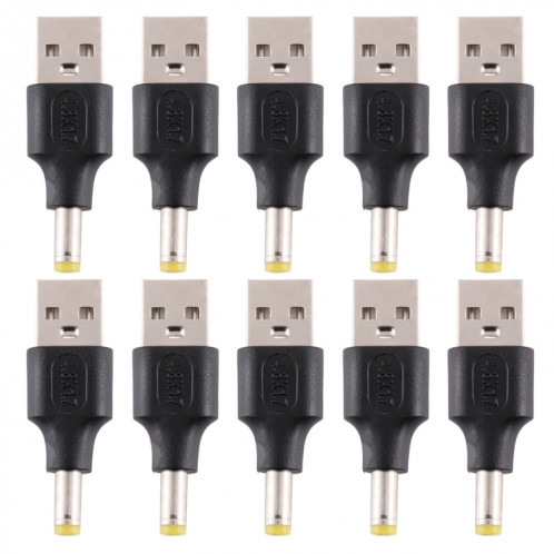 10 PCS 4,8 x 1,7 mm mâle à USB 2.0 mâle connecteur d'alimentation CC SH0922825-34