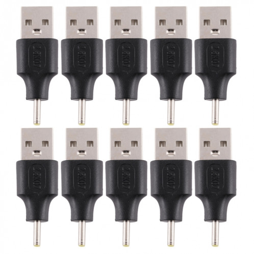 10 PCS 2,5 x 0,7 mm mâle à USB 2.0 mâle connecteur d'alimentation CC SH0924310-34