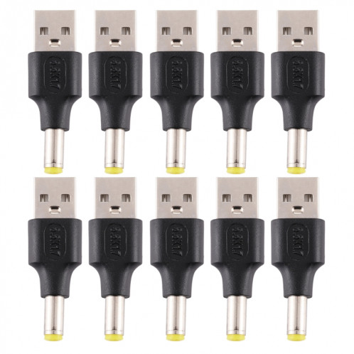 10 PCS 5,5 x 1,7 mm mâle à USB 2.0 mâle connecteur d'alimentation CC SH09261815-34