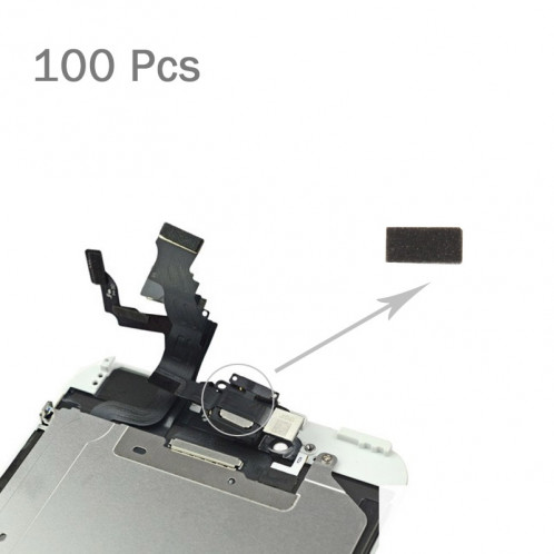 100 PCS iPartsAcheter pour iPhone 6 s bouton de la maison Flex câble éponge mousse Slice Pads S100131825-33