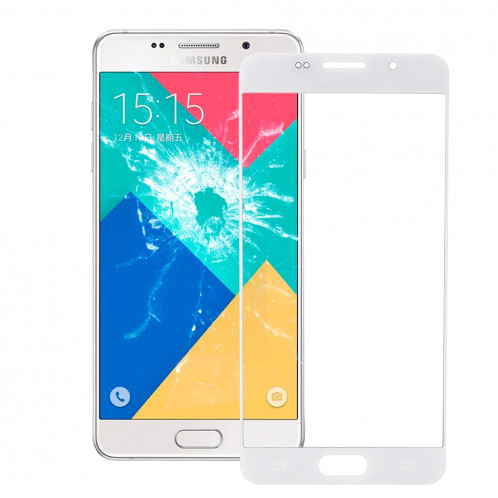 iPartsBuy Lentille extérieure en verre pour Samsung Galaxy A7 (2016) / A710 (Blanc) SI652W1627-37