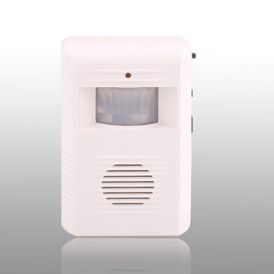 Dispositif de bienvenue infrarouge / capteur infrarouge bienvenue sonnette de porte (blanc) SH02061837-31