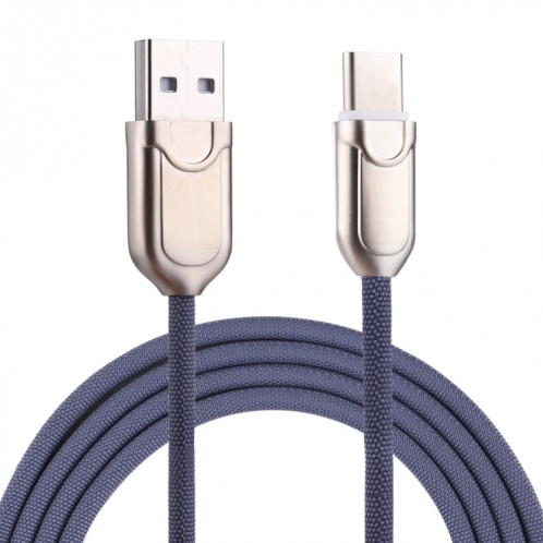 Câble de chargeur rapide de synchronisation de données USB-C / Type-C vers USB 2.0 1 m 2 A, Câble de chargeur rapide de synchronisation de données USB-C / Type-C vers USB 2.0 de 1 m 2 A (bleu) SH937L5-36