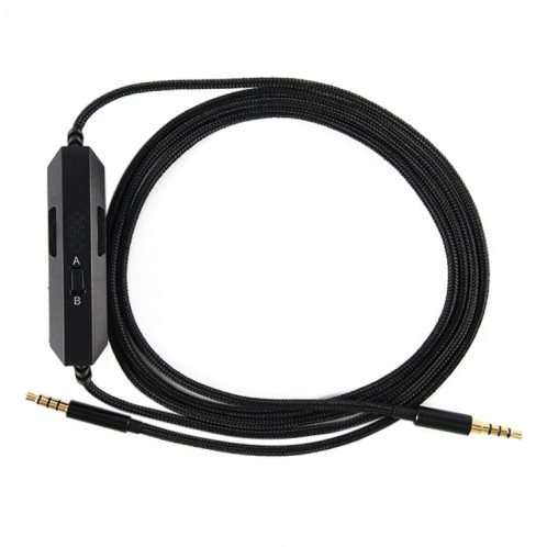 ZS0082 Câble audio pour casque 3,5 mm pour Logitech G633 G933 (Noir) SH768B547-35
